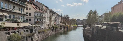 Photo of the center of Ljubljana