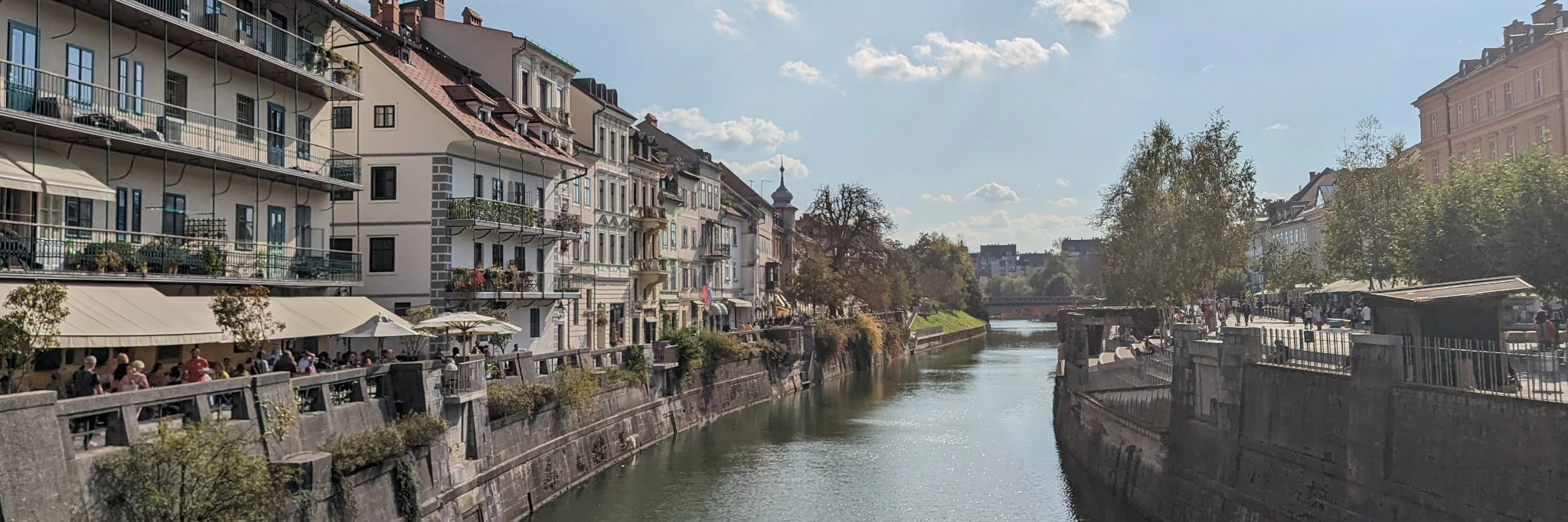 Picture of the center of Ljubljana